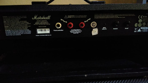 Permuvendo Cabezal Marshall Mg100hfx Y Caja Marshall Mg412