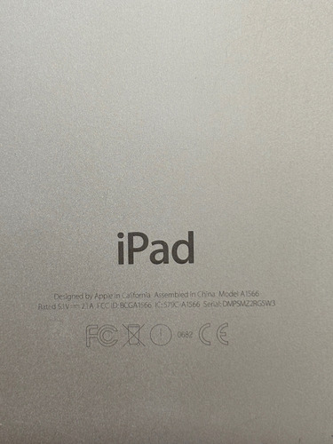 Apple iPad Air 2nd Generation A1566 En Excelente Condición (Usado)