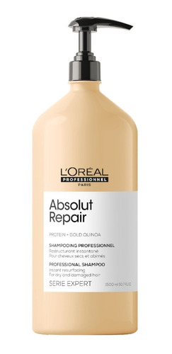 Shampoo Loreal Pro Absolut Repair Cabello Dañado 1500ml