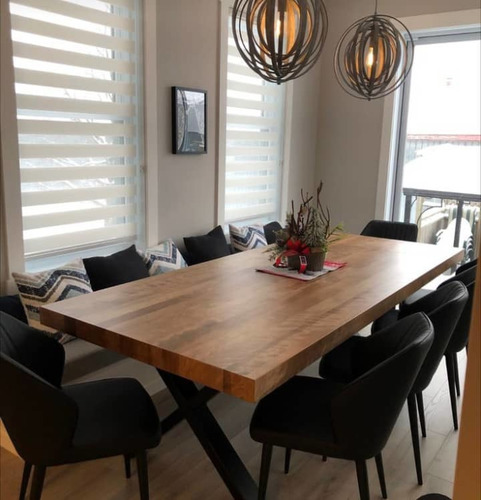 Imagen 5 de 7 de Mesa De Madera Estilo Industrial