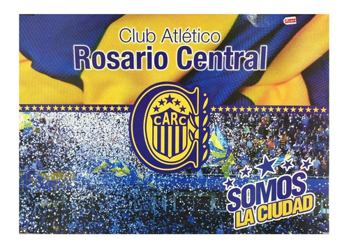 Póster Club Fútbol Argentino Hinchada Equipo-ciudad Cotillón