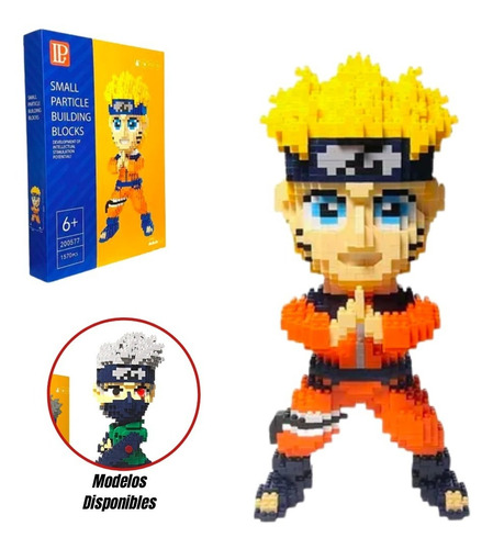 Mini Bloques Armables 3d Anime Naruto Kakashi 1570 Pcs