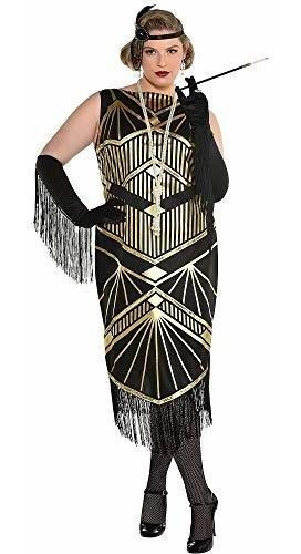 Rugeando 20s Flapper Girl Disfraz De Halloween Para Muj...