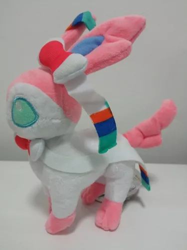 pelucia pokemon sylveon shiny eevee evolução feito á mão aprox 30