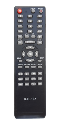 Control Remoto Tv Kalley Kal-132 + Forro + Pilas