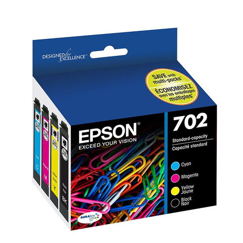 Epson T702120-bcs Durabrite Ultra Capacity Color Combo Pack