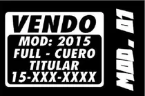 Comprar Vinilo Calco Cartel Venta De Auto X3 Unidades