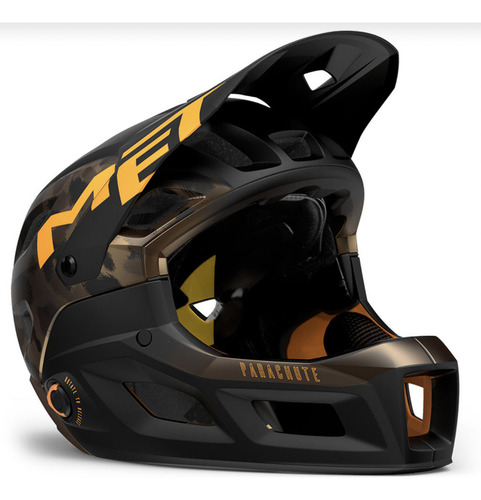Casco Met Parachute Mcr Con Mips Color Bronce Talla M (56-58)