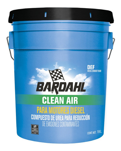 Cubeta Aditivo Diesel Bardahl Def Clean Air 19 Litros Urea