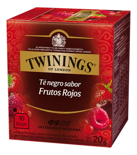 Te Twinings Frutos Rojos Caja X 10 Sobres