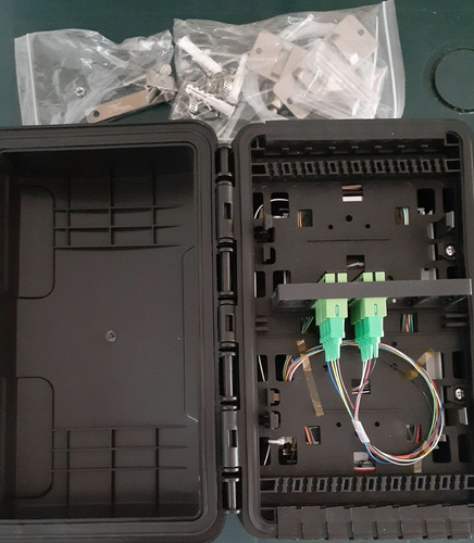 Cajas Nap Fibra Óptica Inter Splitter 1x8 Mod. Ip65 Sc/apc