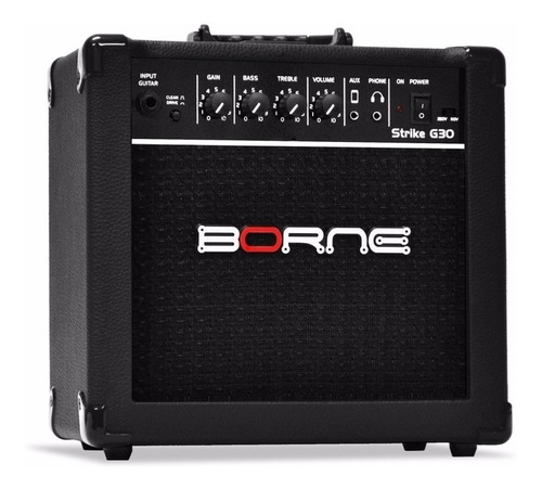 Amplificador Borne Guitarra Strike Preto G30 Promoção!