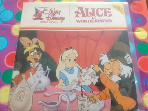 Alice In Wonderland Laserdisc Walt Disney Z