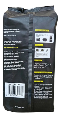 Pack X3 En Pañitos Quita Grasa Desinfecta Cocina Inc/envio