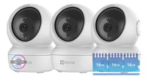 Comprar Kit X3 Cámara Seguridad Wifi 360 Ezviz + 3 Memorias Sd 16gb