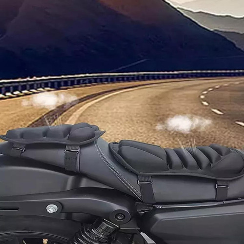 Cojín Doble Para Asiento De Moto Para Todas Las Estaciones.