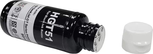 Imagen 4 de 7 de Tanque De Tinta Compatible P/ Hp Gt51bk 90 Ml Negro Star Ink