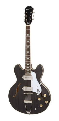 Guitarra Eléctrica EpiPhone Semi Hueca Casino Worn Ebony