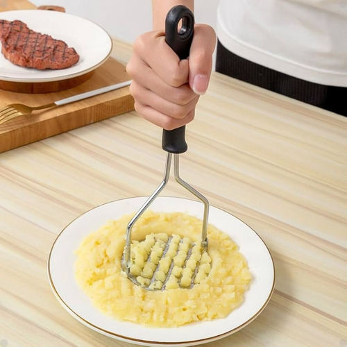 Amassador De Amassar Batata Legumes Cenoura Tomate Aço Inox