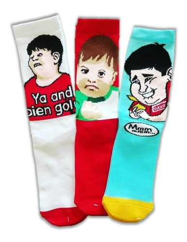 Calcetines De Memes Divertidos Calidad Premium 3 Pares