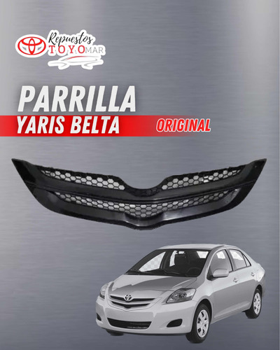 Parrilla De Parachoque Toyota Yaris Belta Original Toyota