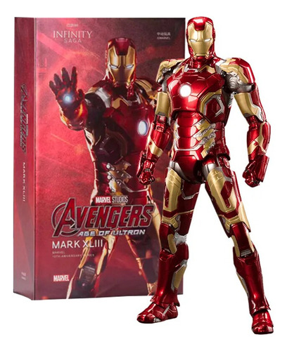 Figura De Acción Zd Original Iron Man Mark43, Modelo Articul