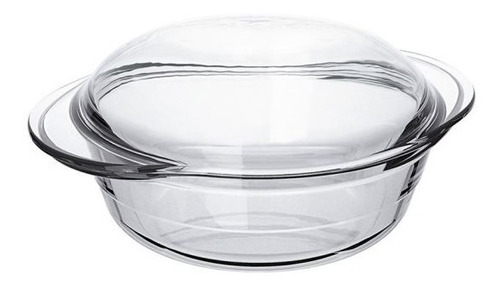 Imagem 4 de 5 de Kit 3 Tigela Assadeira Vidro Tampa Terrina Marinex 700ml