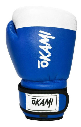 Guante Box Okami Profesional Azul Blanco