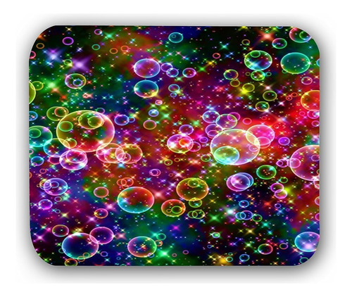 Mouse Pad Con Burbujas De Colores, Alfombrilla De