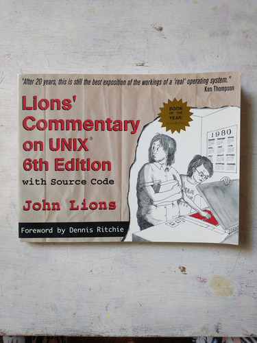Lions' Commentary On Unix 6th Edition With Source Code Lions