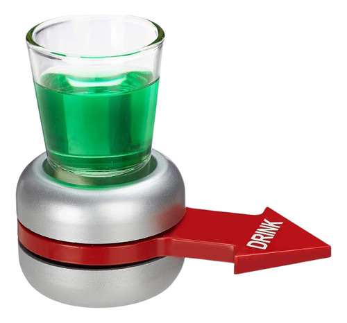 Juego Vaso Giratorio De Mesa Con Puntero Shots Divertido