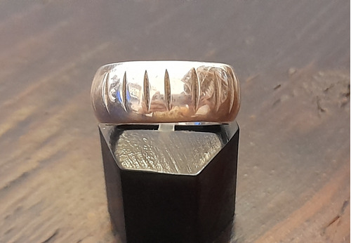 Anillo De Plata 925 México Vintage Sólido Pesado 