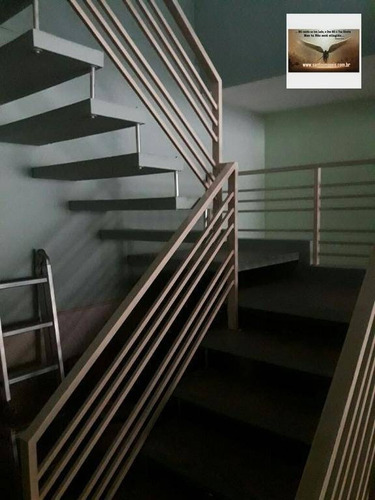Imagem 18 de 30 de Sobrado De 344 M² Com 04 Dormitórios,( 01 Suíte )09 Vagas De Garagem,residencial À Venda, Vila Camilópolis, Santo André. - So0194