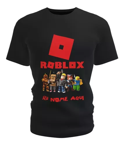 Camisa Infantil Personalizada Roblox, t-shirt roblox camisa de time brasil  