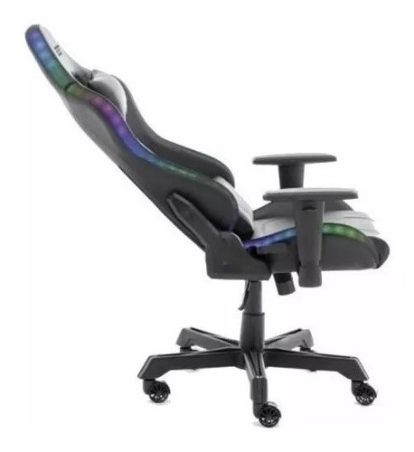Imagen 3 de 8 de Silla De Escritorio Gamer Profesional Acer Energy Rgb Negra