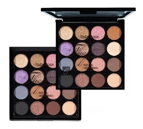 Paleta 16 Sombras The Flowers Ruby Rose Original Caobamakeup