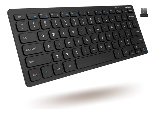 Teclado Inalámbrico Pequeño Macally De 2,4 G: Ergonómico Y C