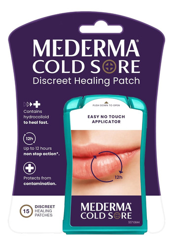 Mederma Fever Blister Discreet Healing Patch,herpes Labial.-