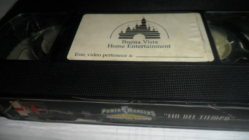 Vhs Power Rangers- Fuerza Del Tiempo Fin Del Tiempo (Usado)