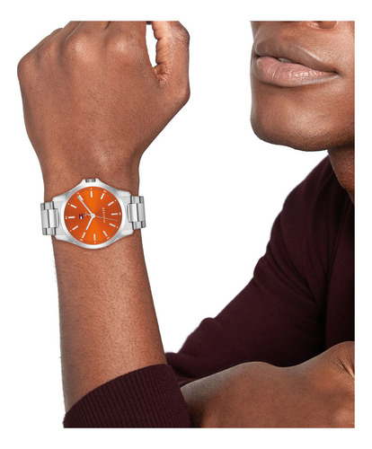 Reloj Para Hombre Tommy Hilfiger 1710678 Plateado