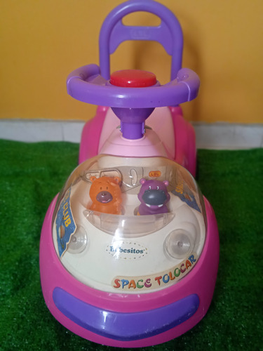 Carrito Montable Para Niña Usado Con Luces Y Sonido