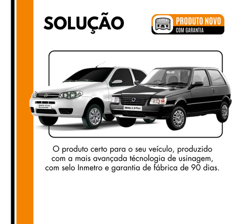 Comando De Valvula Fiat Uno 1.0 8v Mpi Fire Gas/flex 01-15