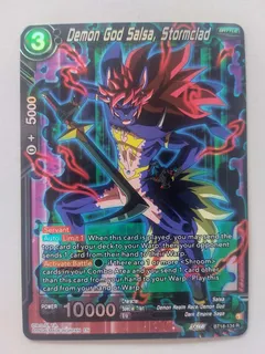 ghost rare foil Dragon Ball Super Tcg Demon God Salsa Bt18-134 R Foil