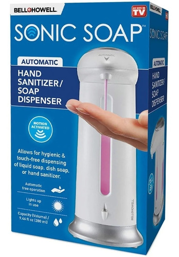 Dispensador Automático Jabón Gelantibacterial Con Sensor  