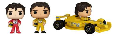 Kit Funko Pop Ayrton Senna Coleção Completa