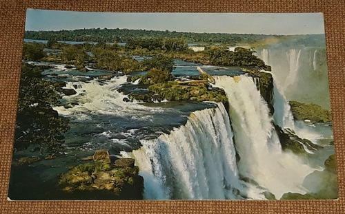 Cartão Postal Cataratas Foz Do Iguaçu Varig
