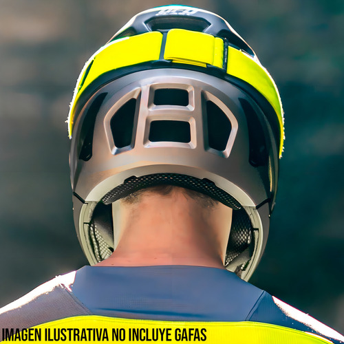 Casco Defcon One Ufo Enduro Mtb Dh Downhill Bici Full Face Color Negro Talla M - 57-58 Cm