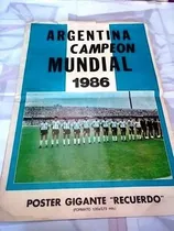 Comprar Argentina Campeon Mundial 1986 Poster 1,05x0,72 M Maradona
