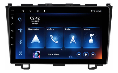 Central Multimidia Honda Crv 2007 Até 2011 Android 13 9p Cam
