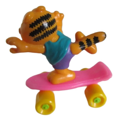 Gato Garfield En Patineta Skateboard Wyc